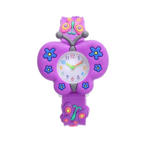 Watch of Berrier "Butterfly", silicone strap L-21 cm