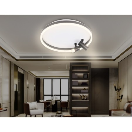 LED ceiling LED with Ambrella Light, Linetech, FL5113, LED, 43 W, 3225LUM, 3000-6400K, Black, Black-9
