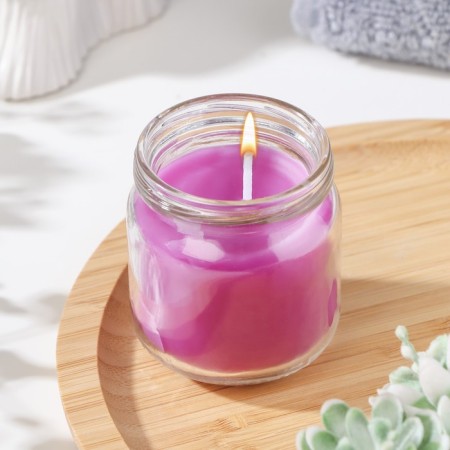 Aromatic candle in the Bank "Mountain Lavender"