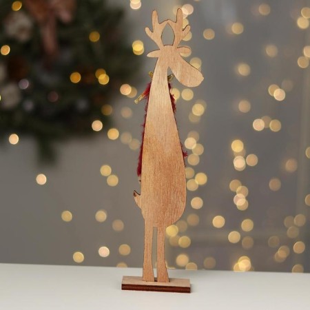 New Year's decor "Tall" 7 × 4 × 29 cm, red-2