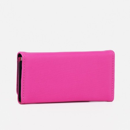 Women's wallet on magnet, fuchsia color-1