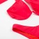Swimsuit female separate minku color red, size 42