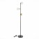 Floor lamp EVOLUCE. Sle220405-03. Forli. 3x60 watts, E27, 26x26x165 cm, black color, brass