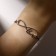Dream bracelet is happiness, gray color, d = 6 cm