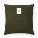 Case on the pillow of Ethel Velour 43*43 cm, central green, 100% polyester