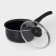 Bucket Consul d = 18 cm, 2 l, plastic handle, glass cover, anti -stick coating, black color