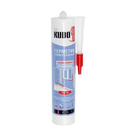 Sealant Kudo, silicone, universal, transparent, 280 ml-2