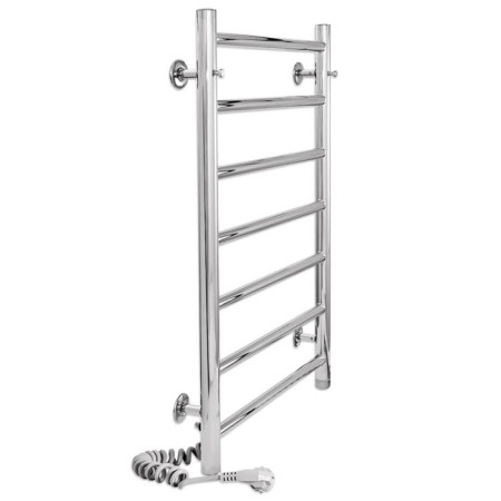 Electric towel "Laris" Jazz, 400x700 mm, ladder, 7 crossbars, left-1