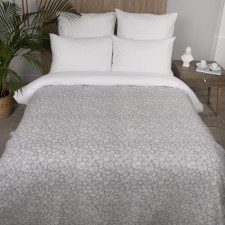 Fleet “Watercolor Hearts” plaid, size 150x200 cm, color gray color