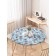 The tablecloth “New Year's balls”, round, oxford, elastic band, size 120x120 cm, diameter 75-100 cm