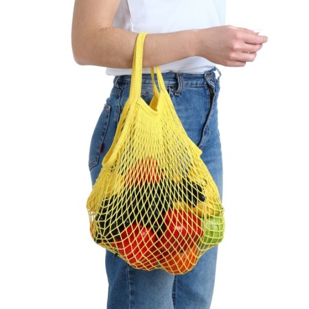 ALOSKA 37 x 20 cm, handle 12 cm, cell 1.5 cm, yellow-2