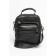 Bag Cross-Body Men, genuine leather de-gosa black, 16x10x21 cm