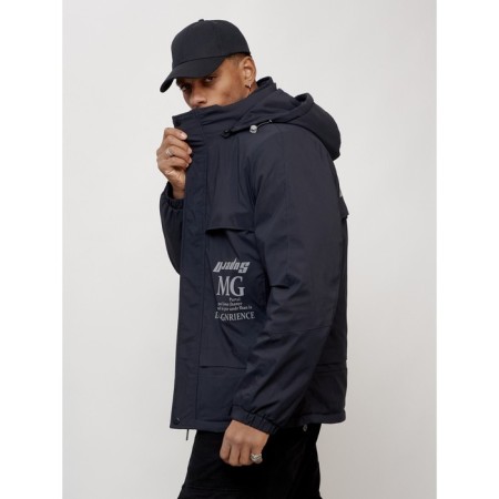 Sports male jacket, size 54, dark blue color-10