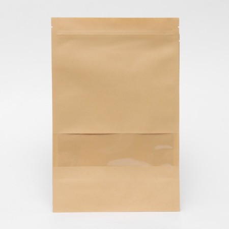 Packing package, crafting, zip-skating, with a window, 20 (4) x 30 cm-1