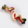 A set of toys for medium dogs "bone (16 cm) and rope (90-100 g)", pink