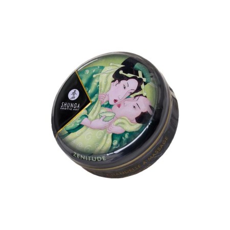 Candle - aromaticoma for shunga massage "Exotic green tea", 30 ml