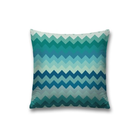 Decorative pillowcase "Zigzags of coolness", on a zipper, size 45x45 cm