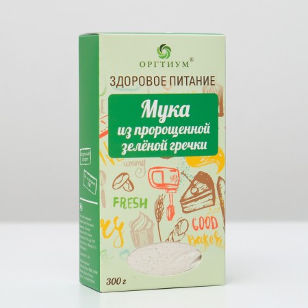 Flour of sprouted green buckwheat, 300 g