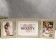 Photo frame plastic in 3 photos 10x15, 15x20 cm "sparkles" gold 18x50 cm