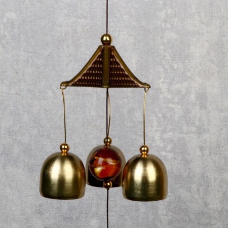 Wind Music Metal "Indian Elephant" 6 bells 50 cm-3