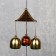 Wind Music Metal "Indian Elephant" 6 bells 50 cm