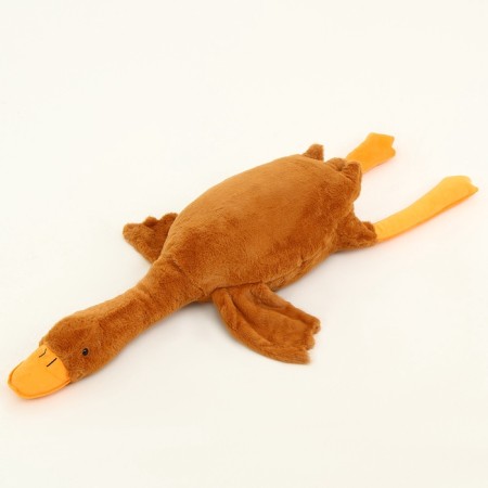 Skill of the soft toy "Goose", 130 cm, beige color, unnecessary-1