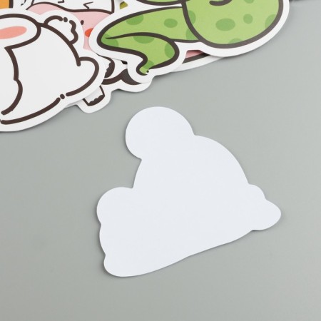 Stickers Plastic "Beast" set 60 pcs 10x12 cm-2
