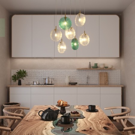 Suspension lamp Maytoni Mod254PL-07BS, G4, 7x28 W, 3210 mm, brass-8