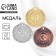 Prize medal 021, D = 4 cm. 1 place. Color is gold. Without a tape