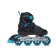 Roller skates sliding ATEMI AIS01BS, PU64, 82A, ABEC-7, black-blue color, size S 30-33