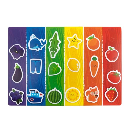 Board game "Velcro plastic. Colors ", 3+, in the envelope-4