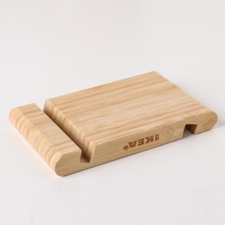 Smartphone stand/tablet Wooden "Berggenes", bamboo-1