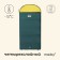 The sleeping bag Maclay Camping Comfort Cold, blanket, 4 layers, left, 185x90 ​​cm, -10/+5 ° C