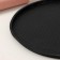 Rug perforated round share, silicone, d = 35 cm, black color