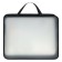 Folder with A4 handles, 330 x 260 x 75 mm, plastic, pens, calligrata "geese"