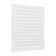 Ventilation grate Zein Lux RM1919, 190 x 190 mm, with a grid, metal, white