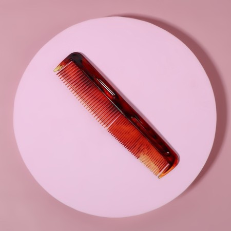 Combined comb, 12.5 × 3 cm, color "amber"-1