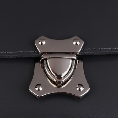 Bag -4.2 cm fastener, silver color-3