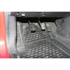 Rugs in the salon Hyundai I 10, 2008-2016, 4 pcs. (polyurethane)