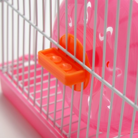 A cell for rodents equipped RT-2C, 23 x 16.5 x 20 cm, pink (packing 30 pcs)-10