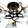 Svetogor chandelier 5681 5h27 black /gold