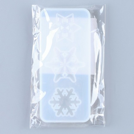 Form Silicone universal "Snowflake" 3 in 1, size: from 2.4 to 3 cm-5
