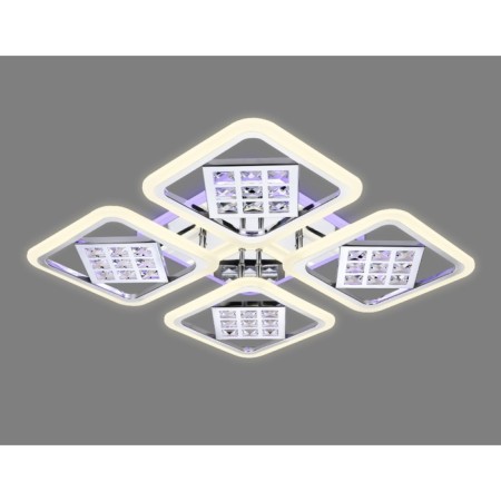 LED ceiling LED with Ambrella Light, Ice, FA288, 4XLED, 116 W, 8700LUM, 3000-6400K, Chromium Color Chrome-3