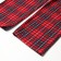 Kit (T-shirt, trousers) Homemade female, white/red cage, river 46