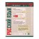 Subject notebook, 48 sheets in the ruler, Whatsbook, Russian, Cover Cover Cardboard, embossing, with reference information