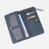 Women's wallet on the button, blue color