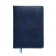 Diary Initiated A5 160 sheets attomex.croco, solid cover of artificial leather with foam rubber, 2 lies, block 70 g/m2, blue