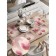 A set of napkins for setting the table "Tenderness at dawn", rectangular, rounded edges, size 30x46 cm, 4 pcs