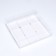 Box for mousse cakes 9 pieces 30x30x8, white
