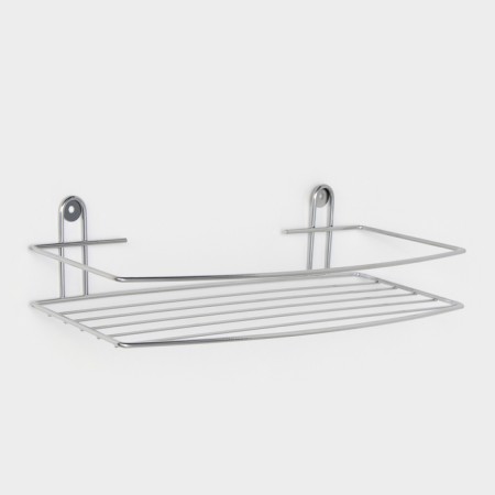 Bath shelf straight, 34 × 11.5 × 4.5 cm, color chromium-1